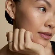 Astrid & Miyu Diamond Cluster bague or massif diamants
