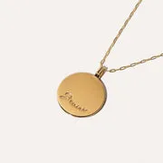 Astrid & Miyu Gemini Bold Zodiac collier pendentif doré