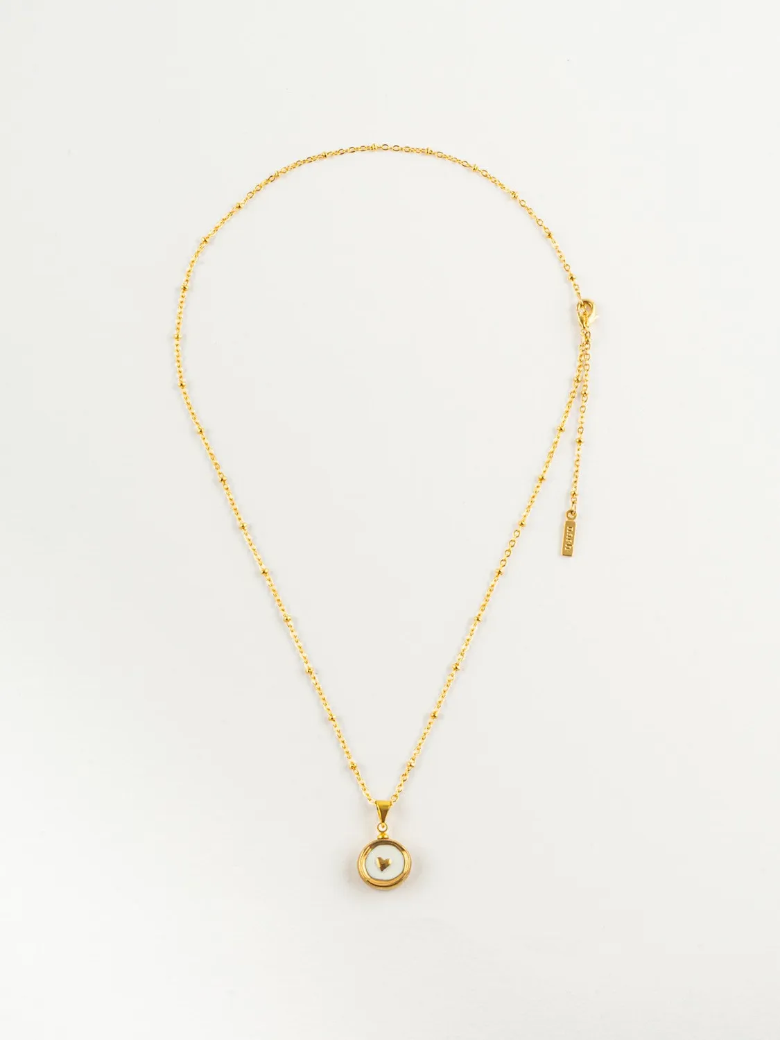 Nach Bijoux Mon Amour collier mots damour perles 46 cm