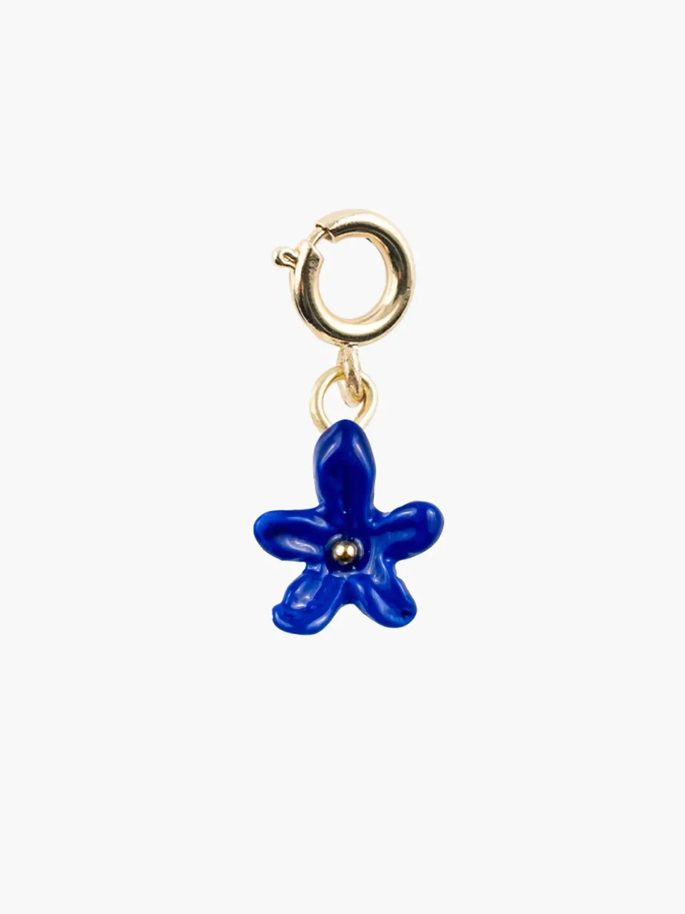 Nach Bijoux jasmin bleu charm's porcelaine fleur bleue