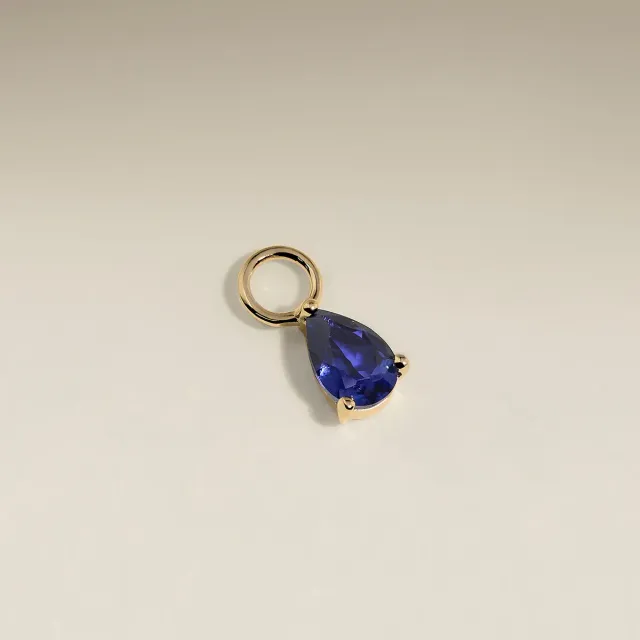 Astrid & Miyu Sapphire September charm oreille saphir