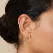 Astrid & Miyu White Topaz Cluster piercing or jaune topaze blanche