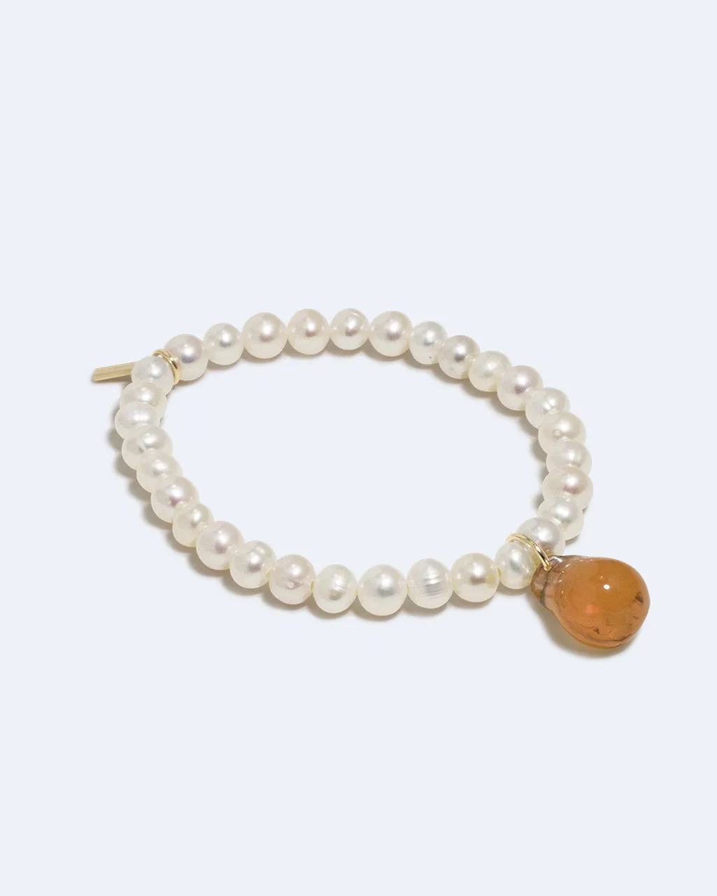 Completedworks Last Roast Potato bracelet perle résine vermeil
