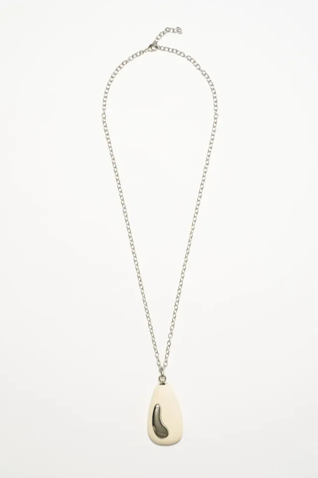 Philippe Ferrandis Baléares collier pendentif goutte ivoire