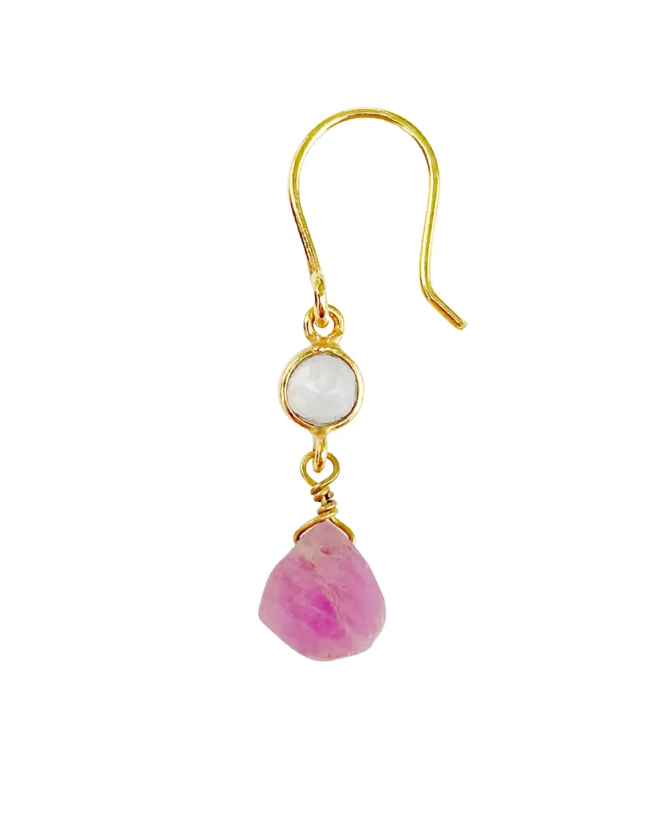 Le Fourbi de Capucine FDC150 boucles pierre de lune