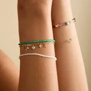 Astrid & Miyu Agate May bracelet or massif agate
