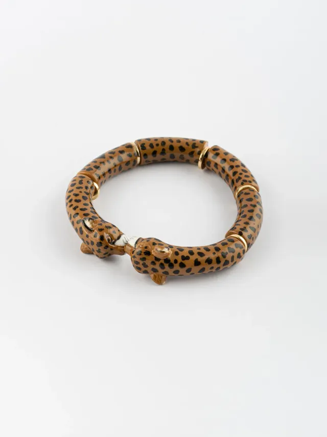 Nach Premier amour bisou guépard bracelet ajustable