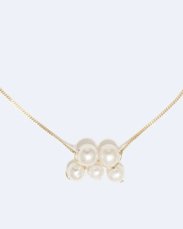 Completedworks Ebb What's the Big Idea collier perle vermeil