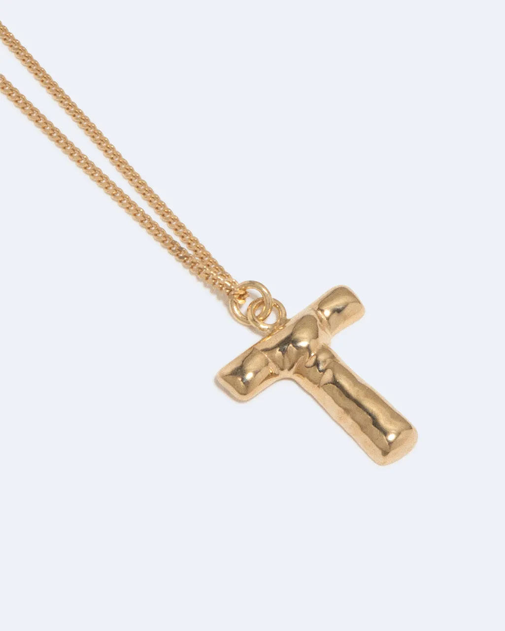 Completedworks Classicworks T collier lettre plaqué or