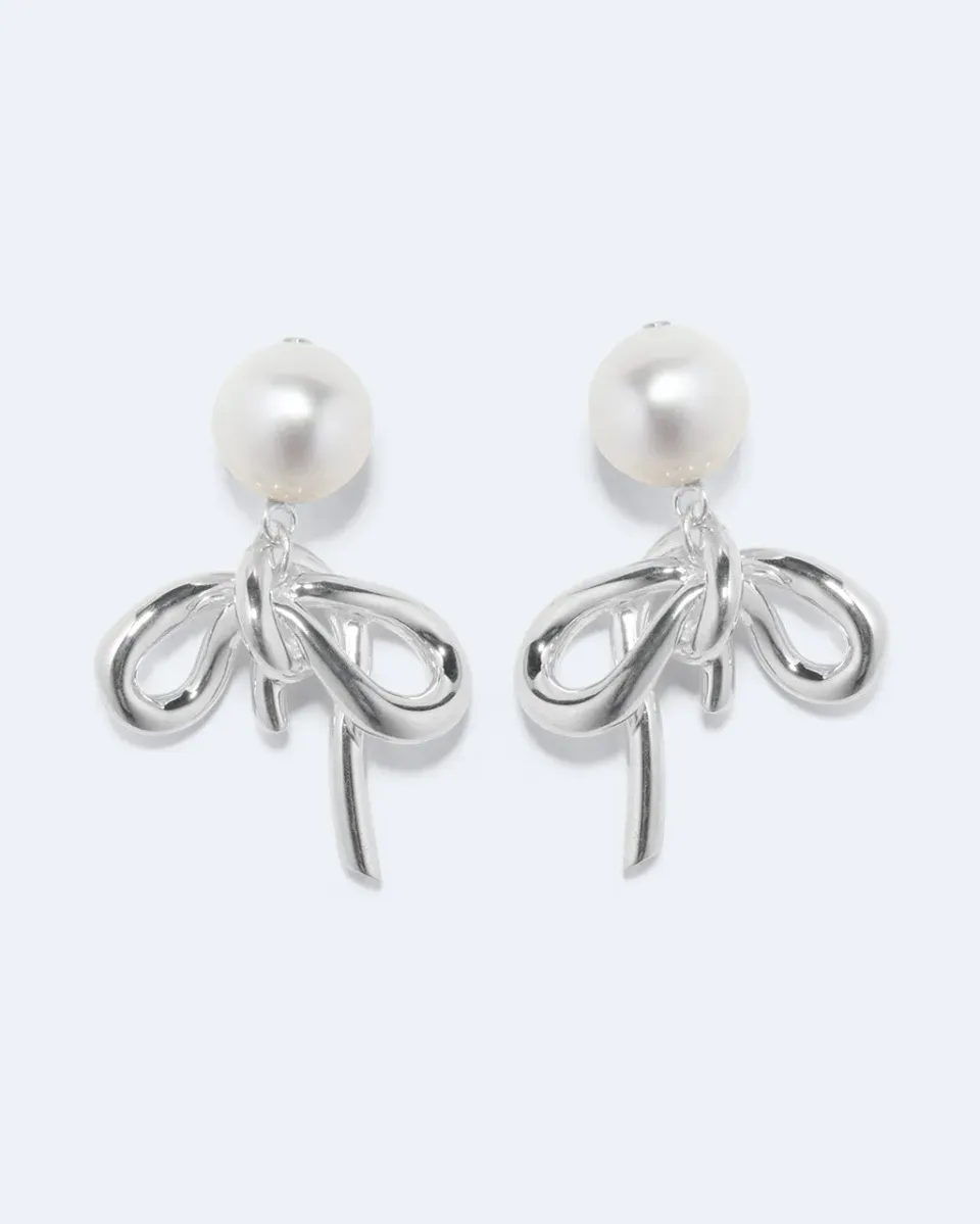 Completedworks Once in a Blue Moon boucles d'oreilles perle argent