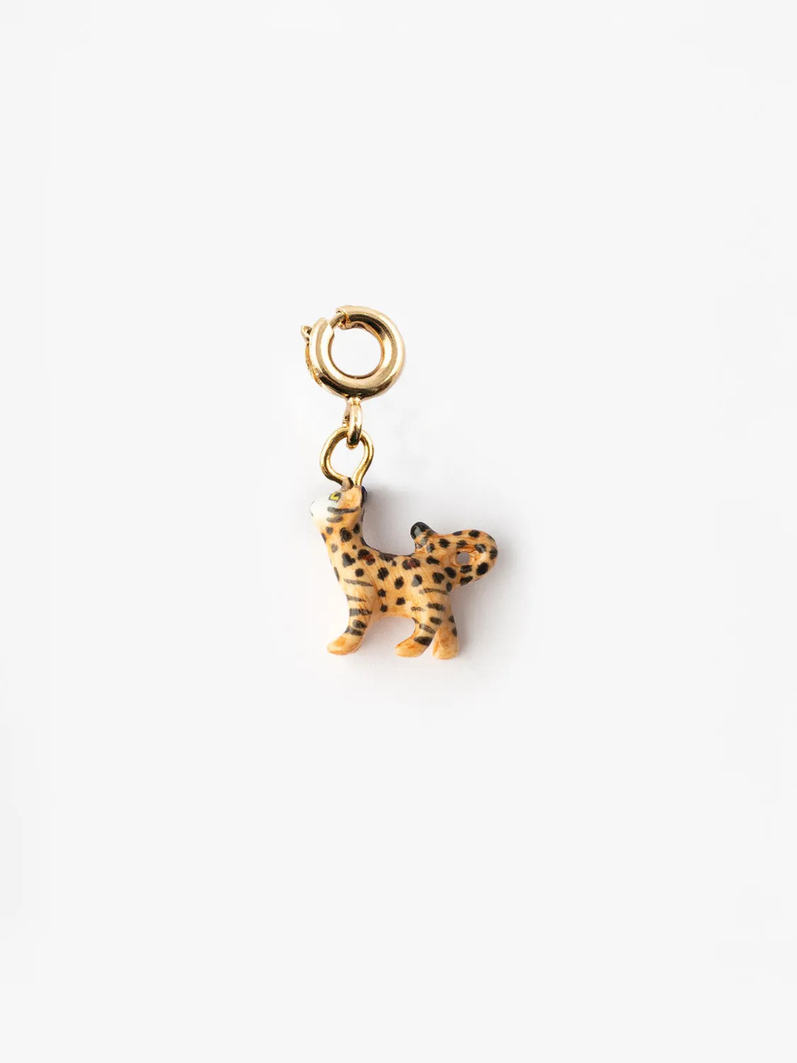 Nach Bijoux Chat Bengal charm porcelaine 2,9 cm
