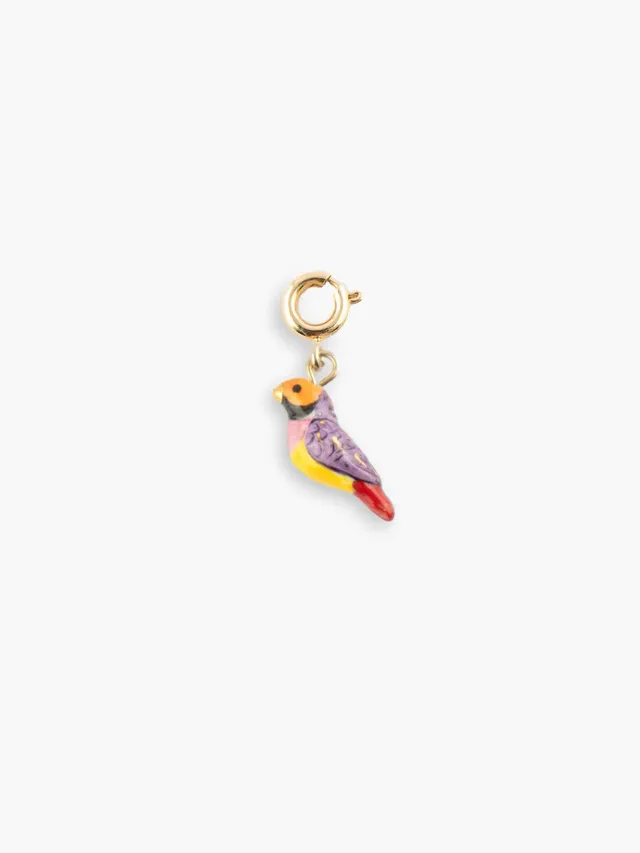 Nach Bijoux Diamant de Gould charms oiseau porcelaine