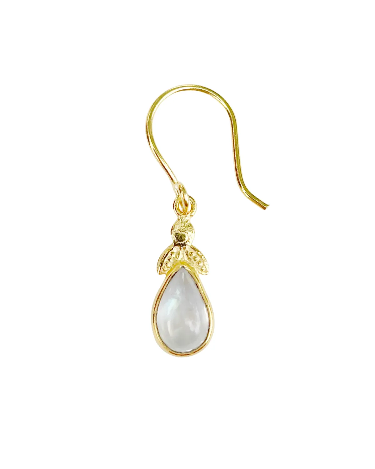 Le Fourbi de Capucine BI30c boucles d'oreilles pierre de lune