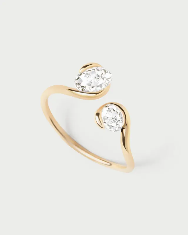 PDPAOLA Lea bague or diamants 0,73 ct