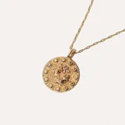 Astrid & Miyu Gemini Bold Zodiac collier pendentif doré