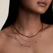 Astrid & Miyu Starfish Double Chain collier doré