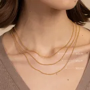 Astrid & Miyu Chelsea Chain collier or massif chaîne