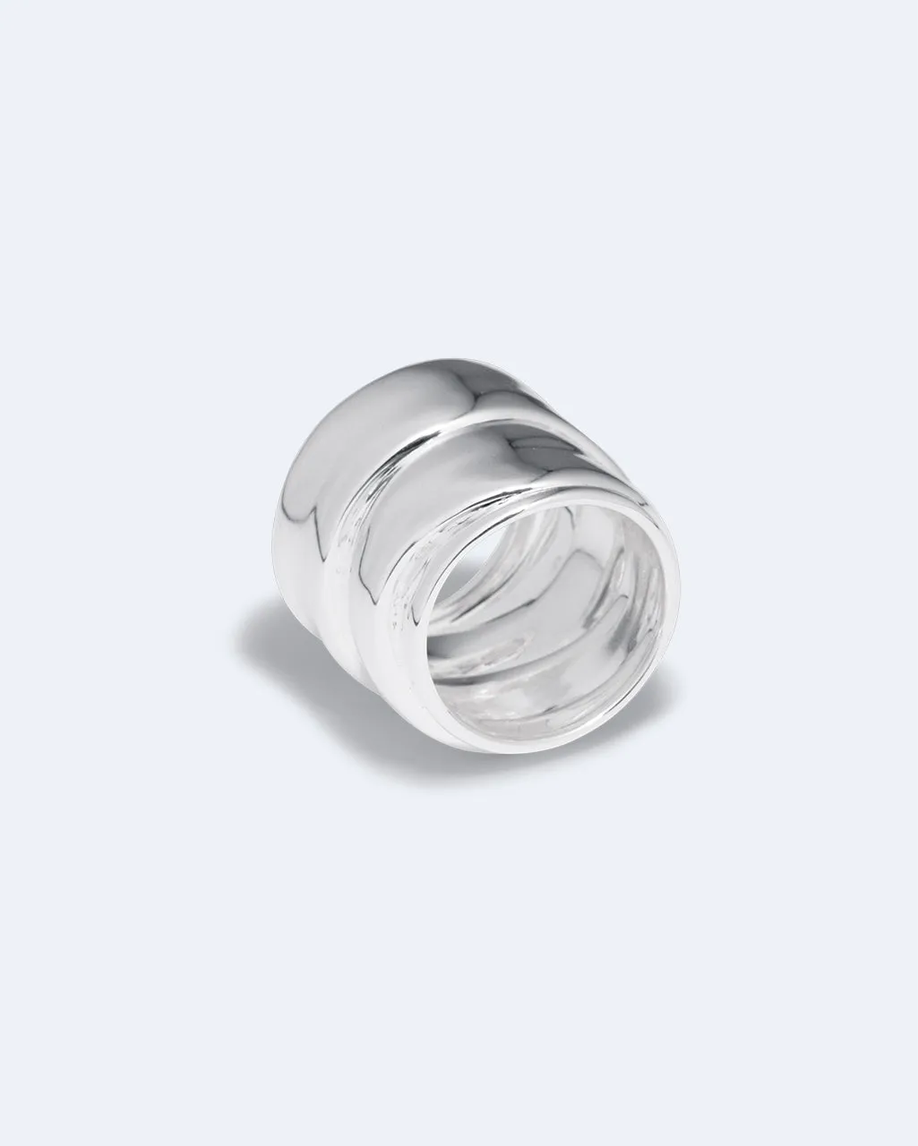 Completedworks Foreshore bague argent recyclé statement