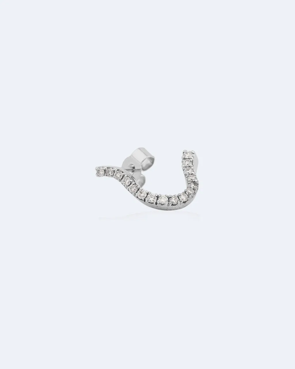 Completedworks The Crush of Water mono boucle or blanc 18ct diamant