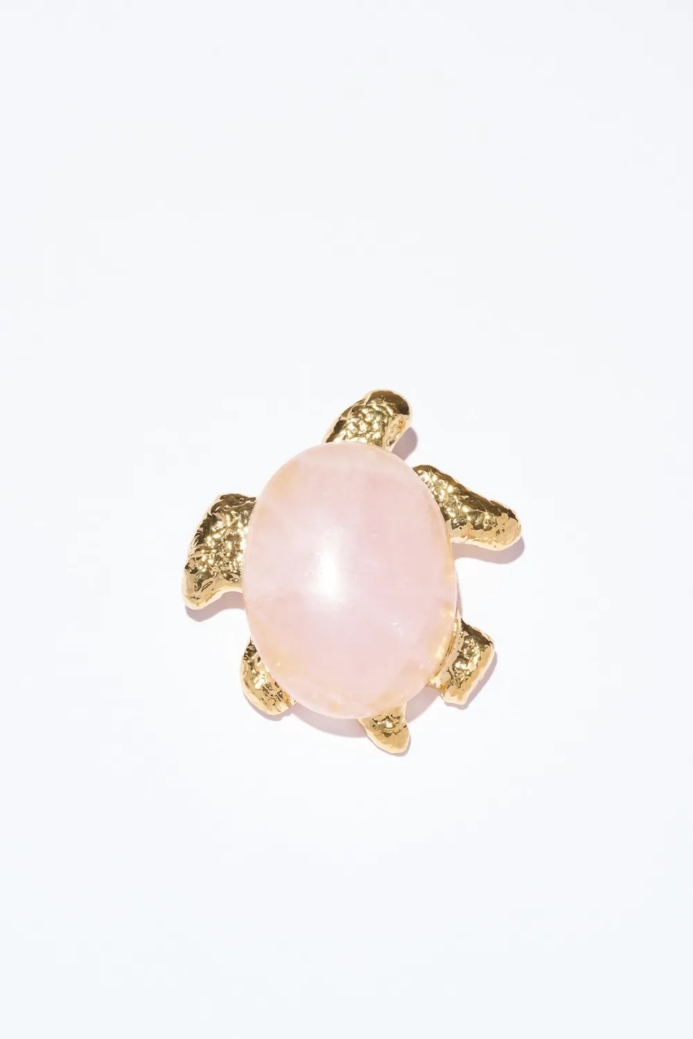 Philippe Ferrandis Corfou broche tortue nacre quartz