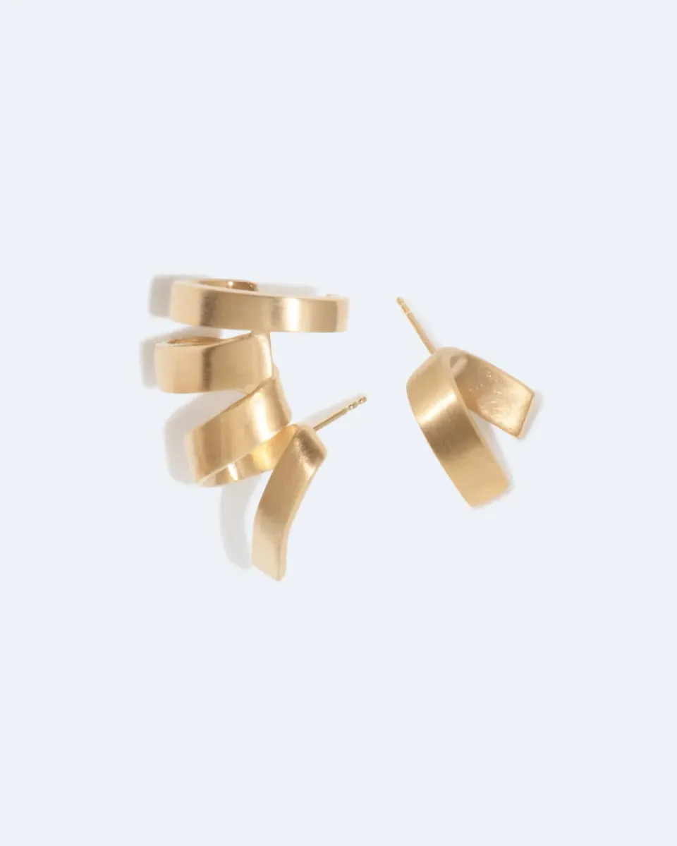 Completedworks Jelly boucles d'oreilles vermeil asymétriques