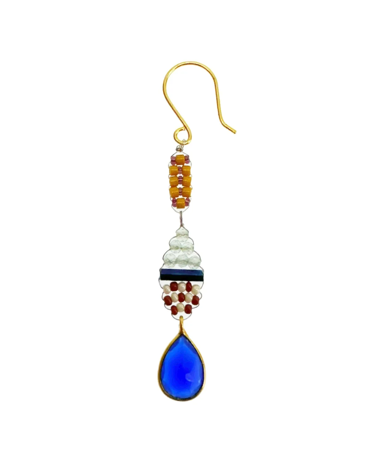 Le Fourbi de Capucine N44 boucles d'oreilles quartz