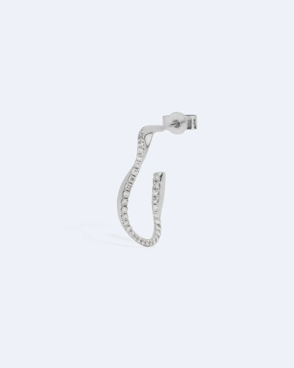 Completedworks Elegy W.W. mono boucle or blanc diamant