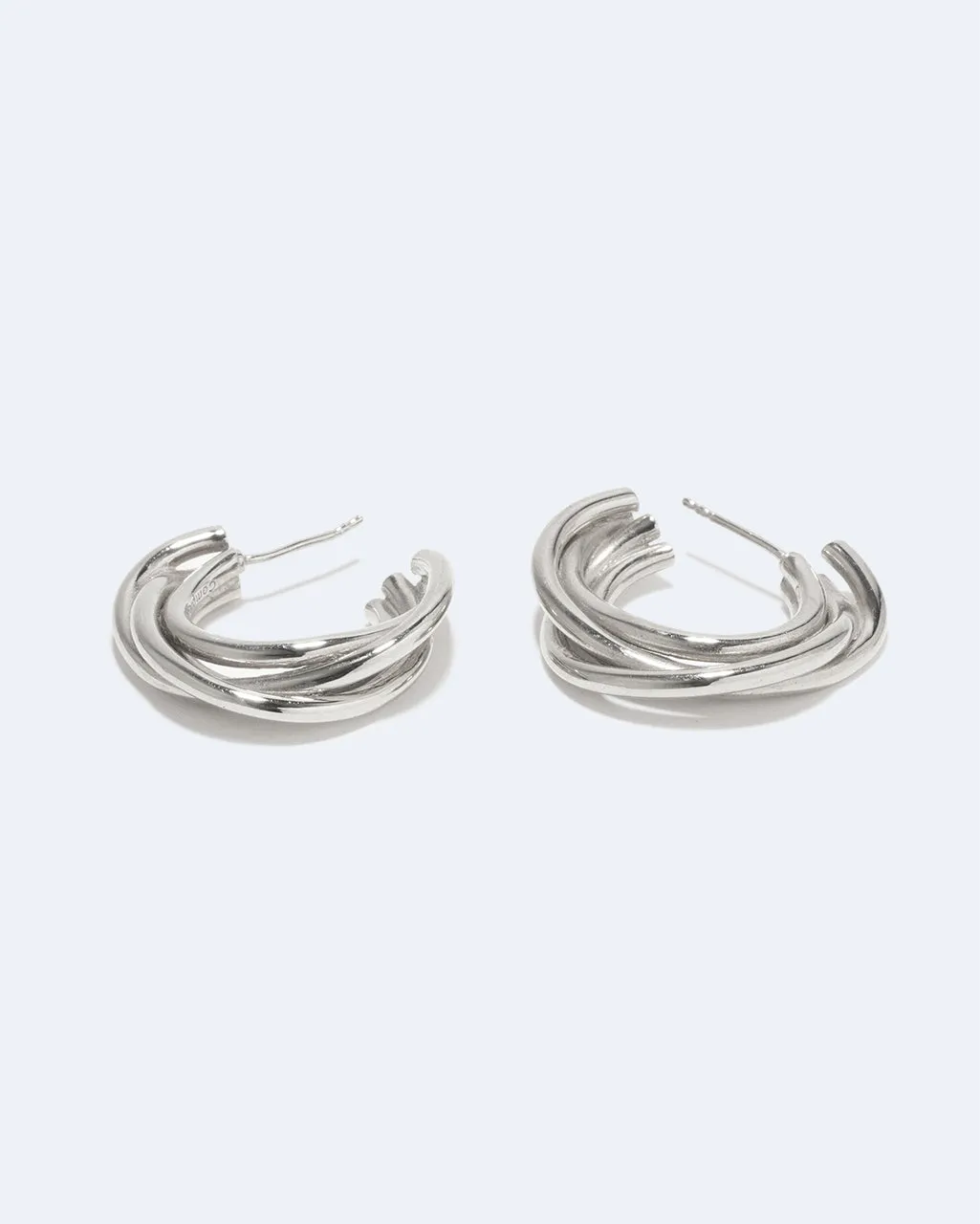 Completedworks Encounter Boucles argent recyclé créoles
