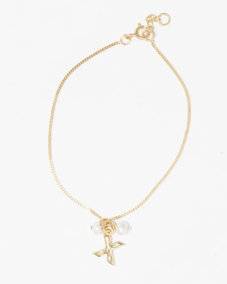 Completedworks Classicworks X bracelet perle vermeil or