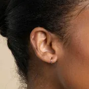 Astrid & Miyu Seamless Hoop 1.2mm créole or blanc massif