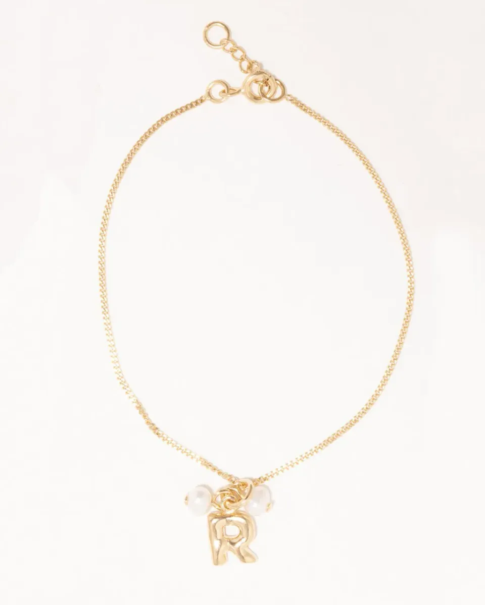 Completedworks Classicworks R bracelet perles vermeil or