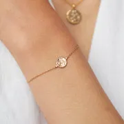 Astrid & Miyu Virgo bracelet zodiaque vierge doré
