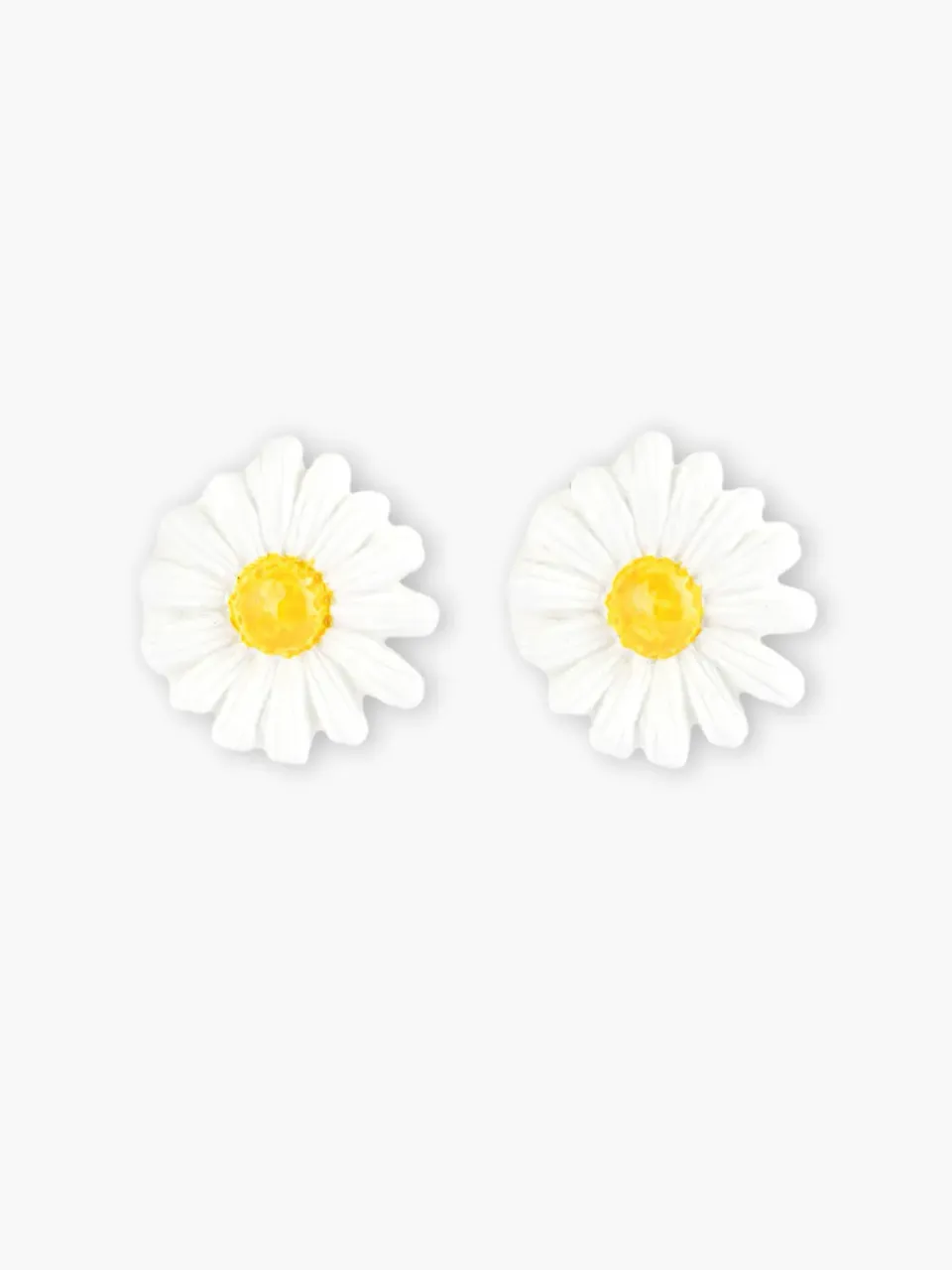 Nach Bijoux maxi marguerite puces boucles d'oreilles 3,9 cm