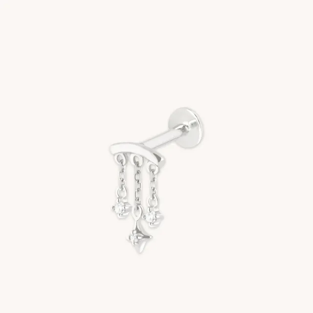 Astrid & Miyu Cosmic Star piercing hélice or blanc