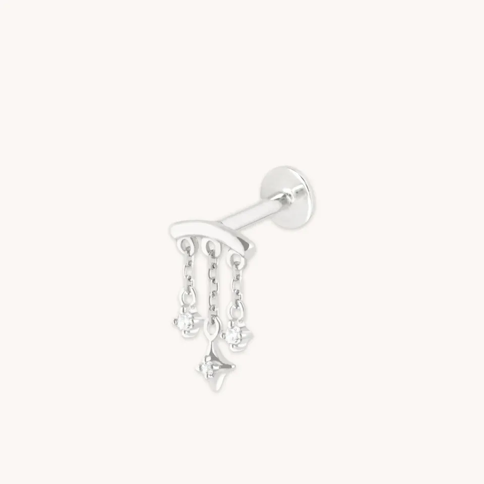 Astrid & Miyu Cosmic Star piercing hélice or blanc