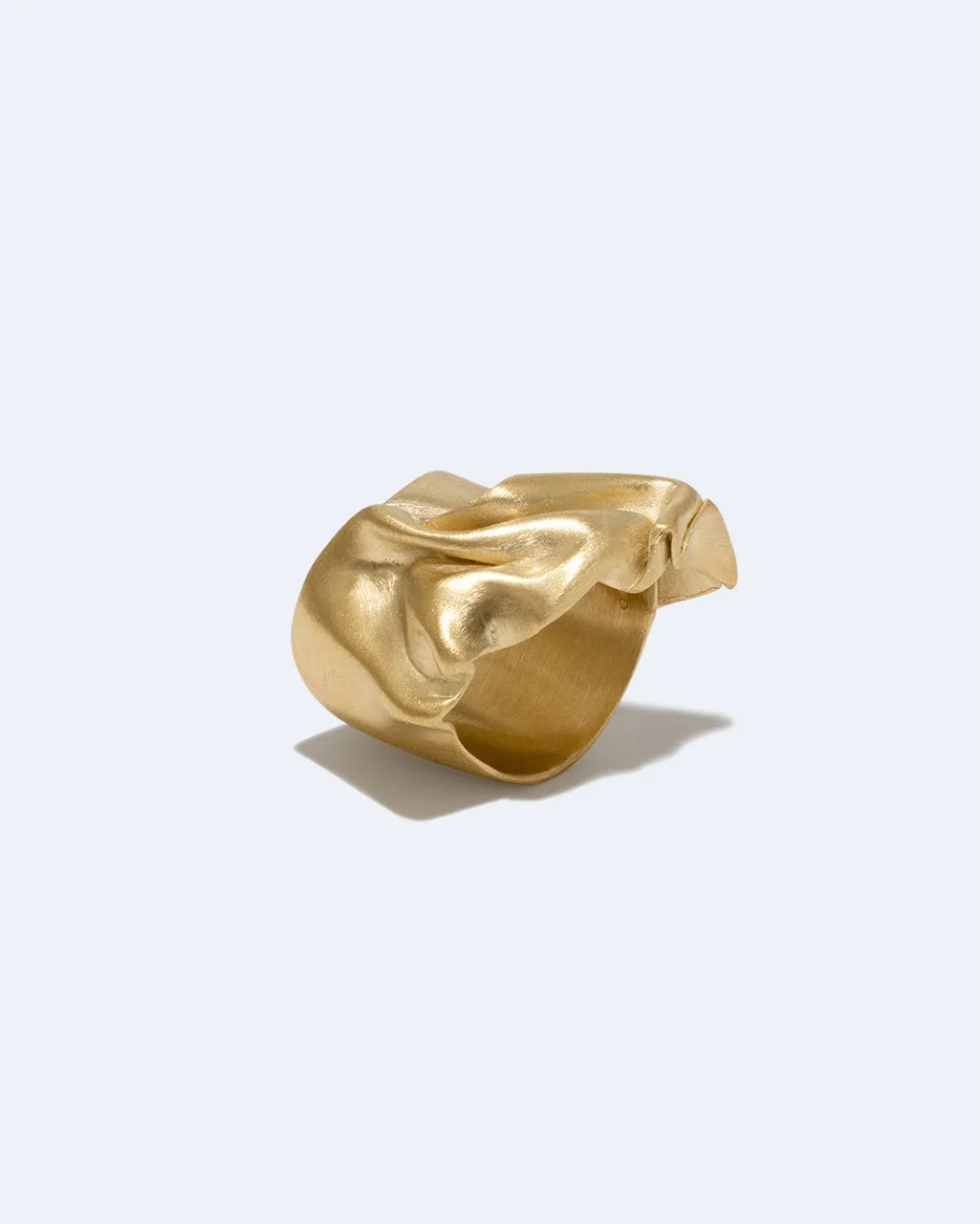 Completedworks Unruffled bague vermeil or taille L