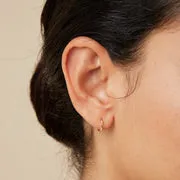 Astrid & Miyu Twist boucles or massif torsadées