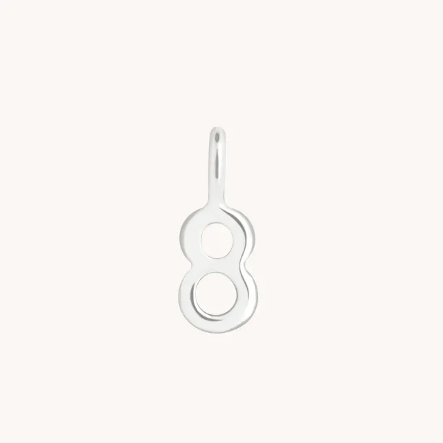 Astrid & Miyu 8 breloque or blanc 9 carats