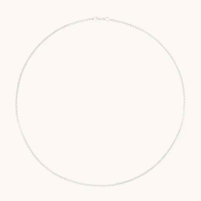 Astrid & Miyu Chelsea Story Chain collier or blanc massif