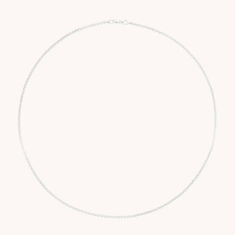 Astrid & Miyu Chelsea Story Chain collier or blanc massif