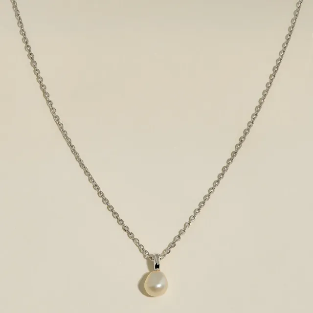 Astrid & Miyu Pearl Pendant collier perle argent