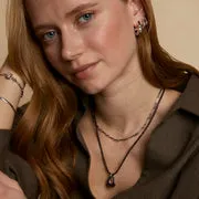 Astrid & Miyu Hardware Pendant collier cordon argent