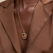 Astrid & Miyu Scorpio Bold collier pendentif doré scorpion