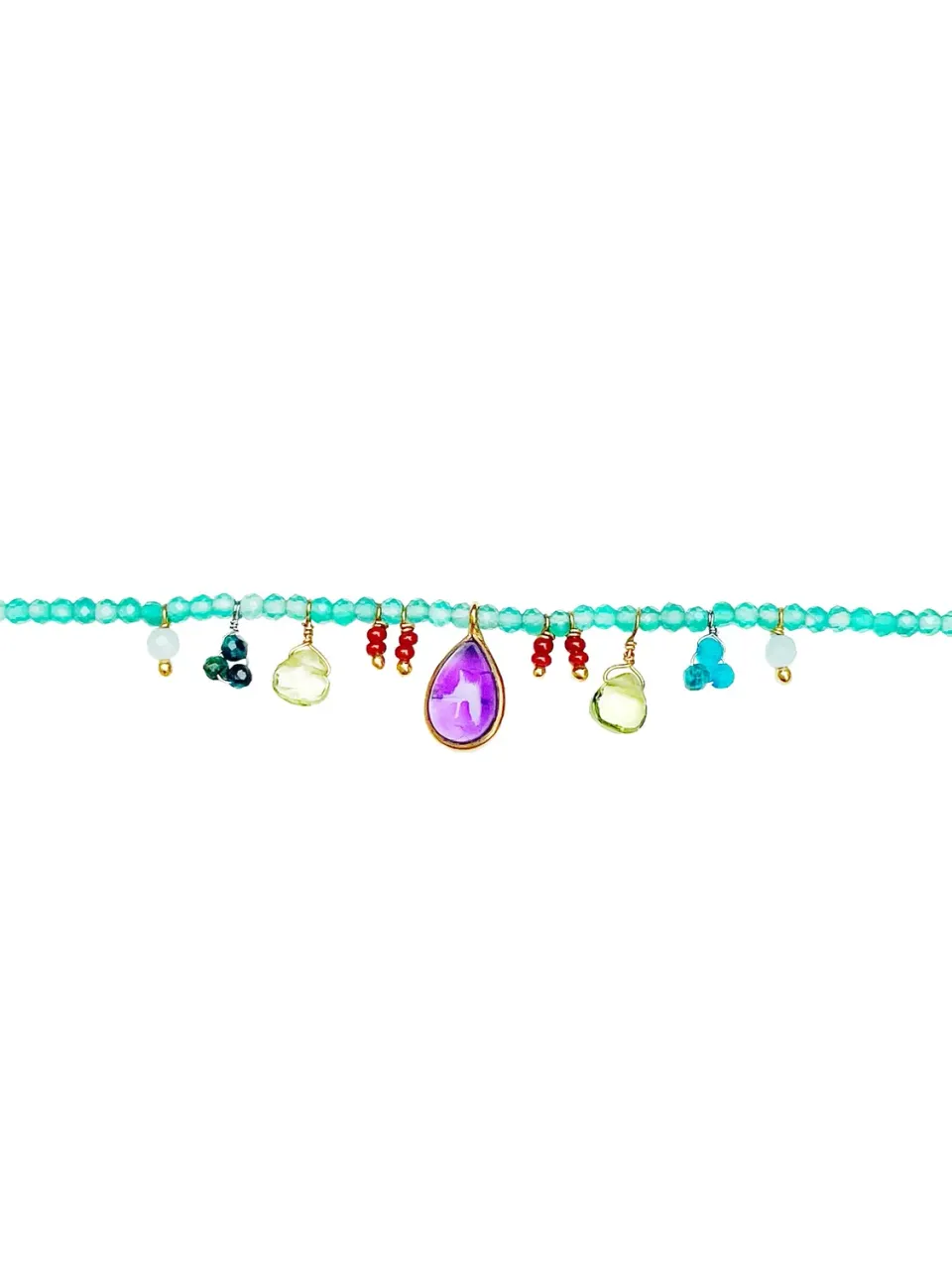 Le Fourbi de Capucine FDC163 bracelet double améthyste 17,5cm