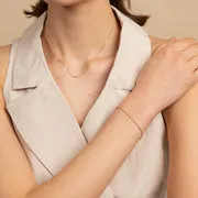 Astrid & Miyu Navette Crystal coffret bijoux doré cristal