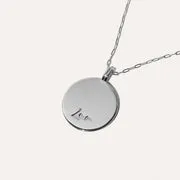 Astrid & Miyu Leo Bold collier argent zodiaque Lion