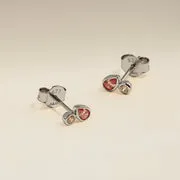 Astrid & Miyu Sunset Duo clous d'oreilles argent duo