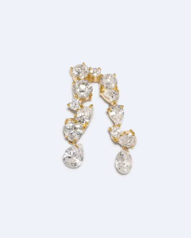 Completedworks Pelican Ear Cuff zirconia vermeil