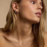 Astrid & Miyu Diamond Quartz collier or pendentif
