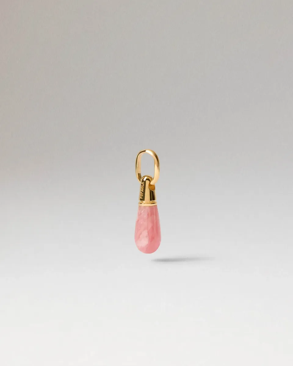PDPAOLA Icons Rhodochrosite Drop pendentif rhodochrosite